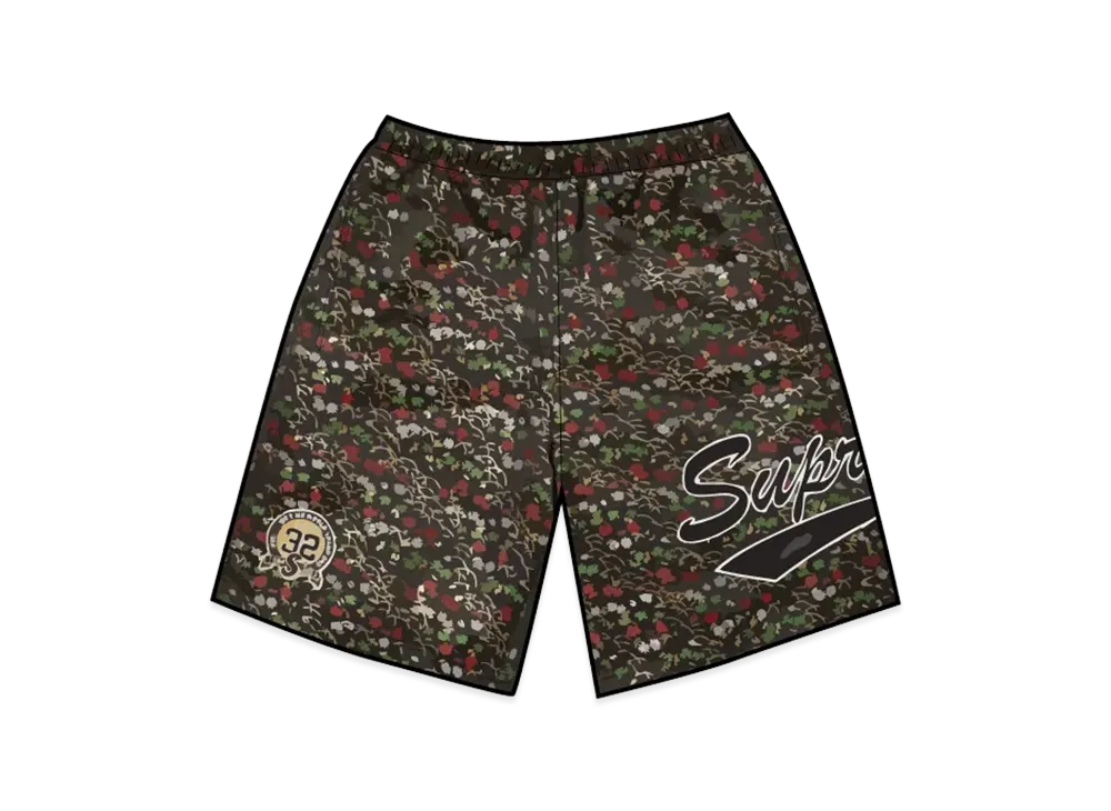 シュプリーム フローラル ジャガード ショーツ "ブラック"