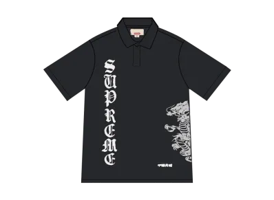 Supreme x The Great China Wall Dragon Polo "Black"