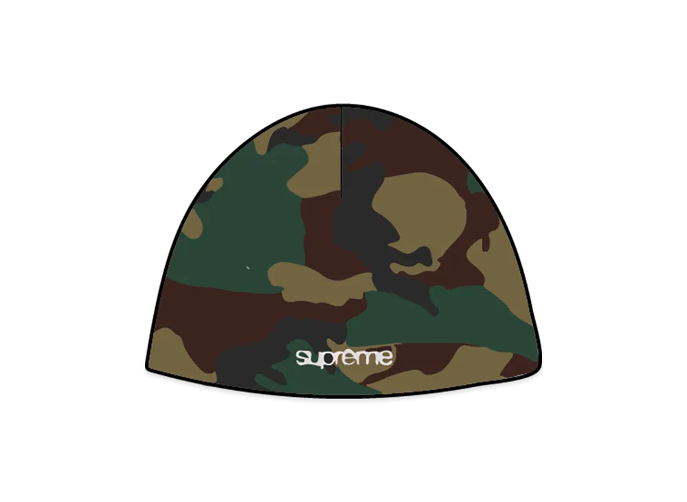 Supreme Base Layer Beanie "Woodland Camo"
