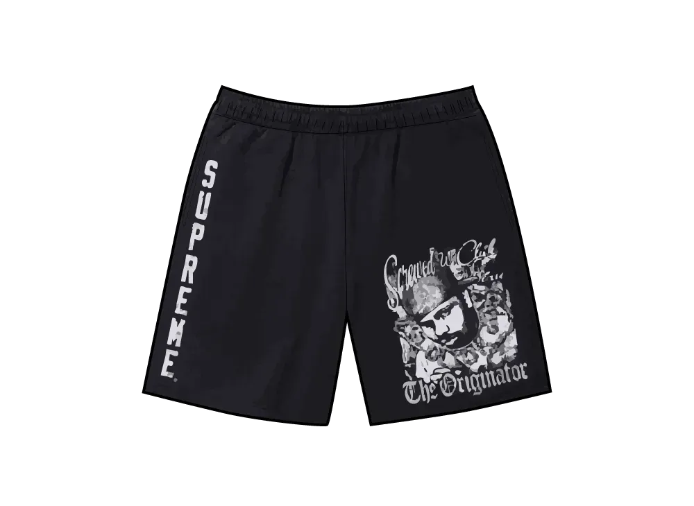 Supreme x DJ Screw Sweatshort "Black"