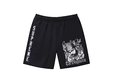 Supreme x DJ Screw Sweatshort "Black"