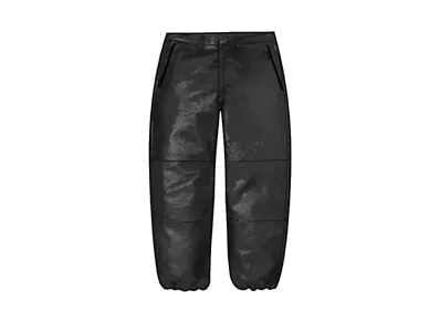 Supreme GORE-TEX Ostrich Embossed Leather Pant "Black"
