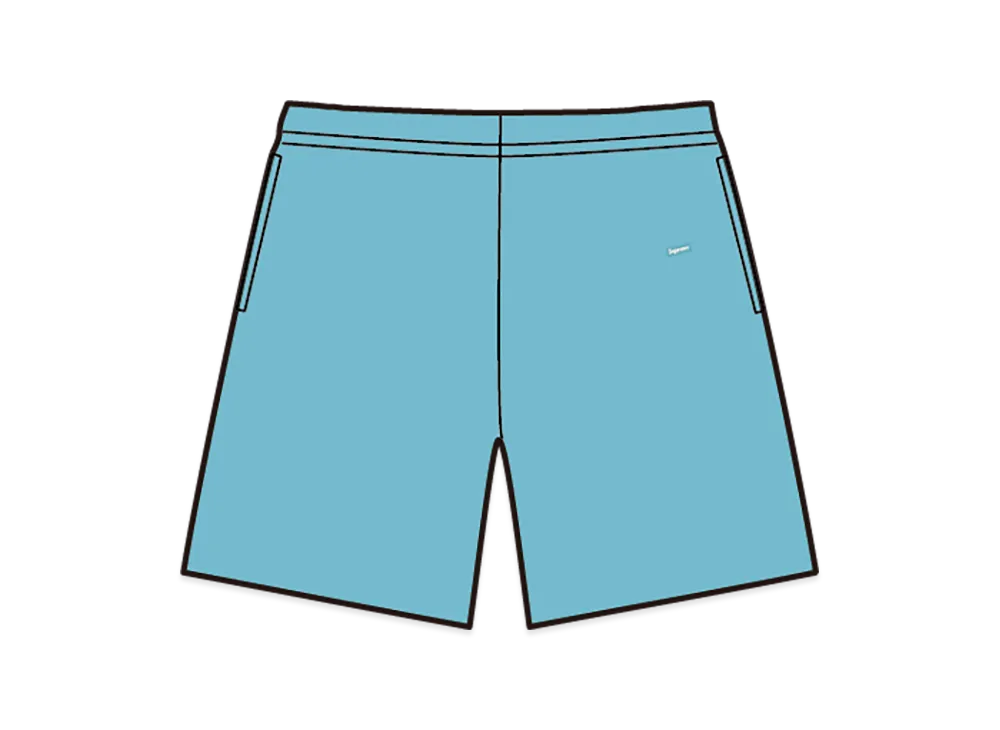 Supreme Small Box Sweatshort "Light Blue"