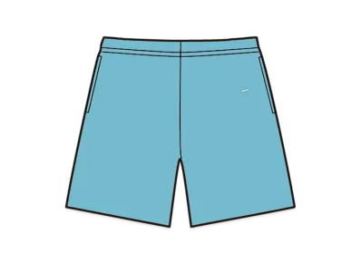 Supreme Small Box Sweatshort "Light Blue"