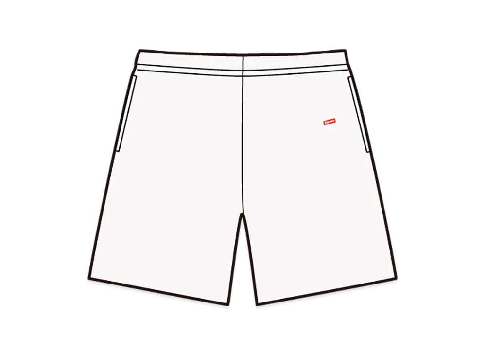 Supreme Small Box Sweatshort "Ash Grey"