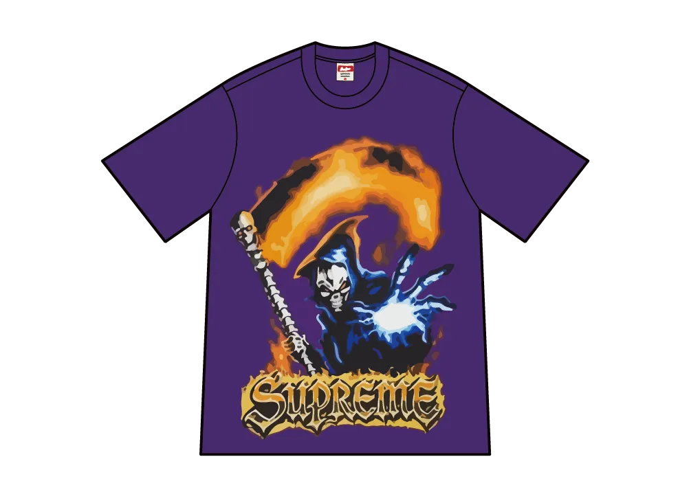 Supreme Grim Reaper Tee "Purple"