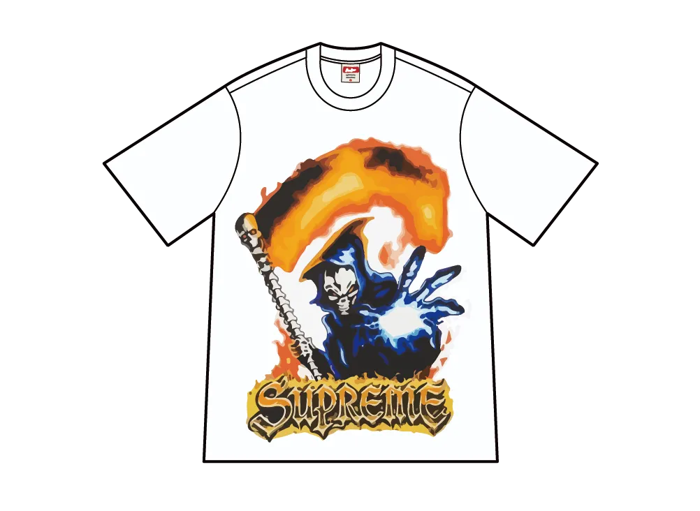 Supreme Grim Reaper Tee "White"
