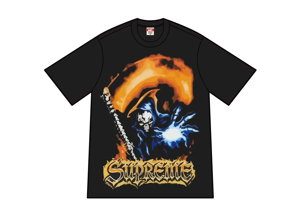 シュプリーム グリムリーパー Tシャツ "ブラック"