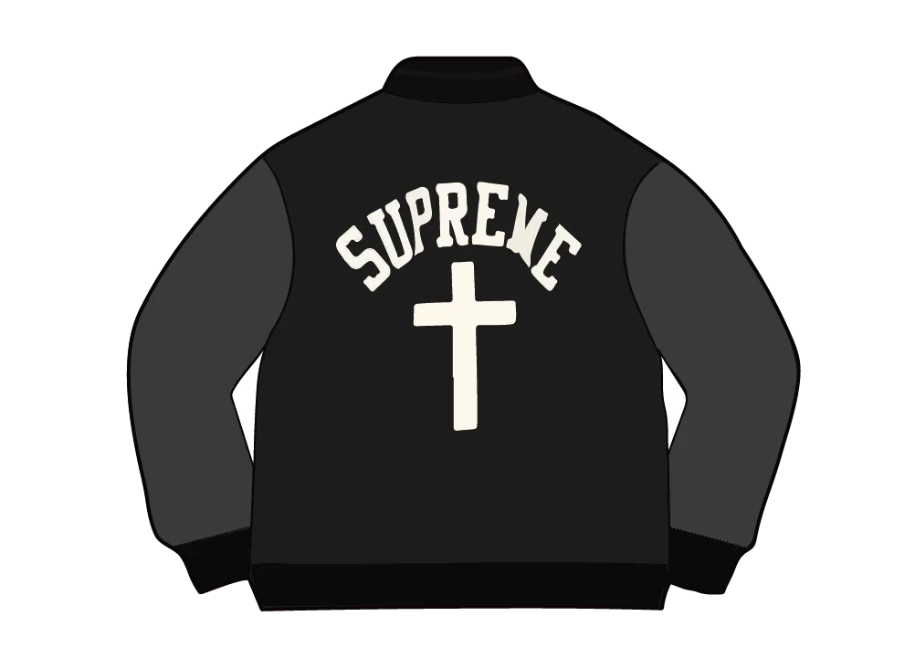 Supreme Cross Varsity Jacket 