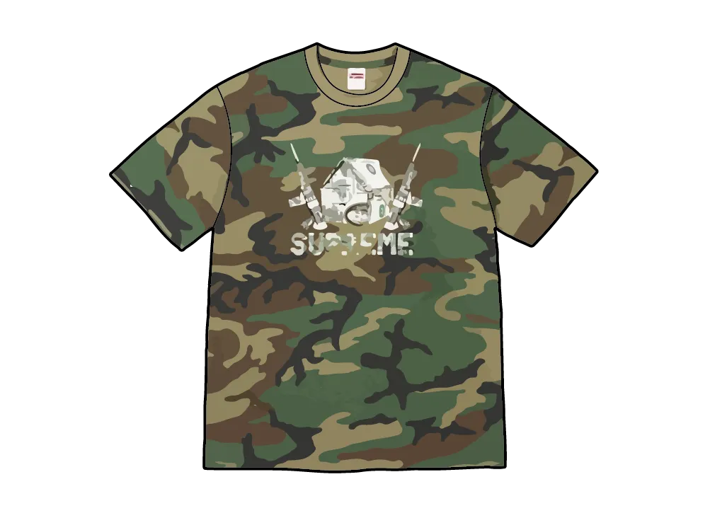 Supreme Origami Tee "Woodland Camo"
