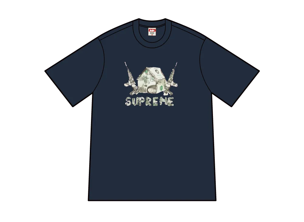 Supreme Origami Tee "Navy"