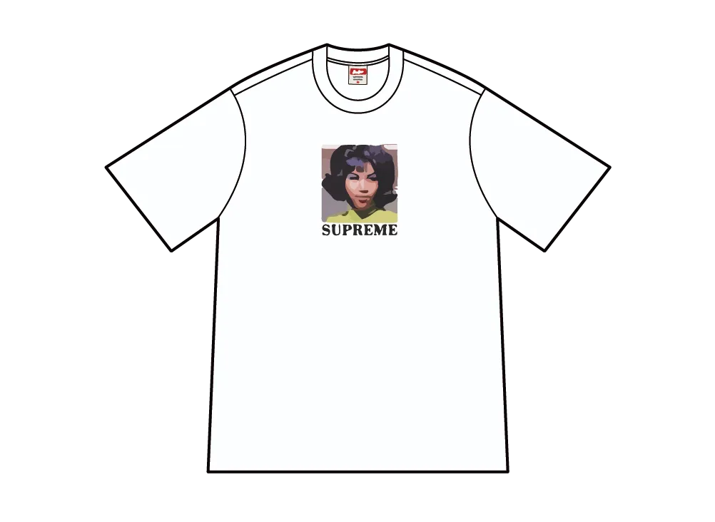 Supreme Aretha Tee "White"