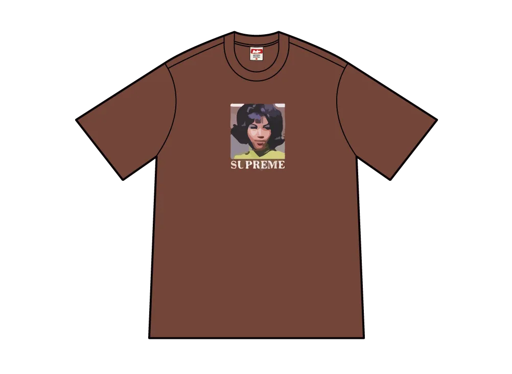 Supreme Aretha Tee "Brown"