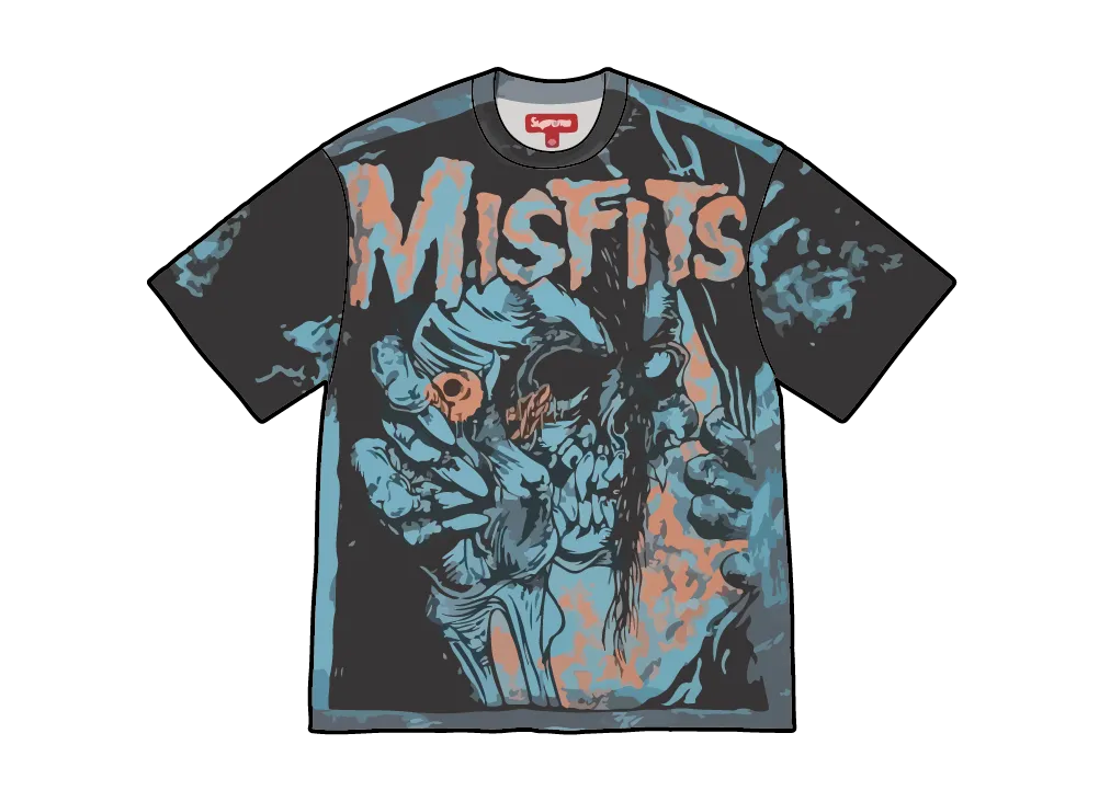 Supreme x The Misfits S/S Top "Blue"