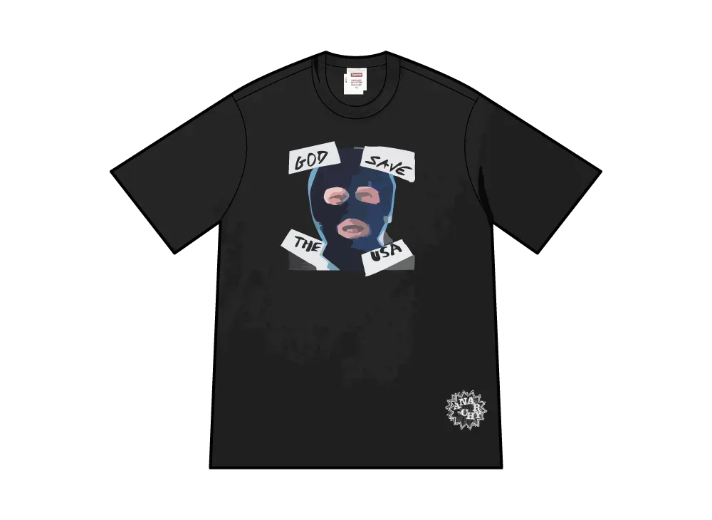 Supreme God Save Us Tee "Black"