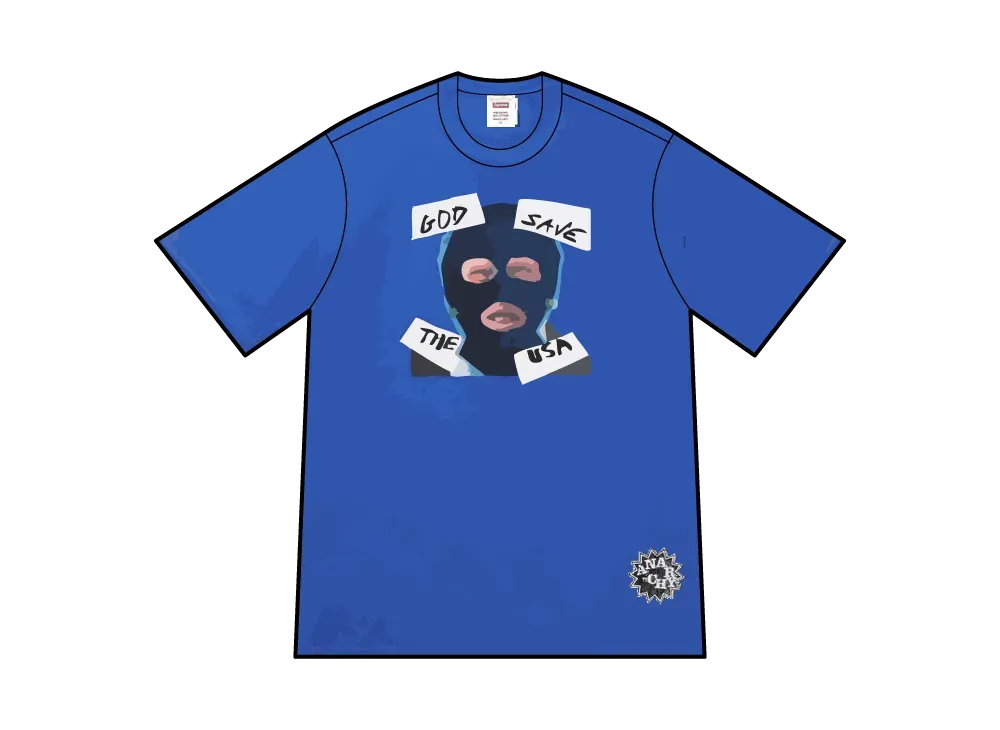 Supreme God Save Us Tee "Royal"
