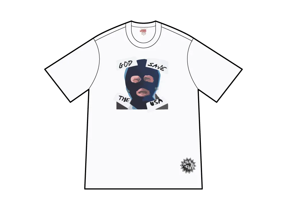 Supreme God Save Us Tee "White"