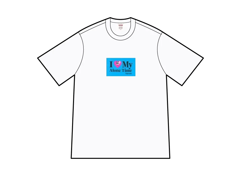 Supreme Alone Time Tee "White"