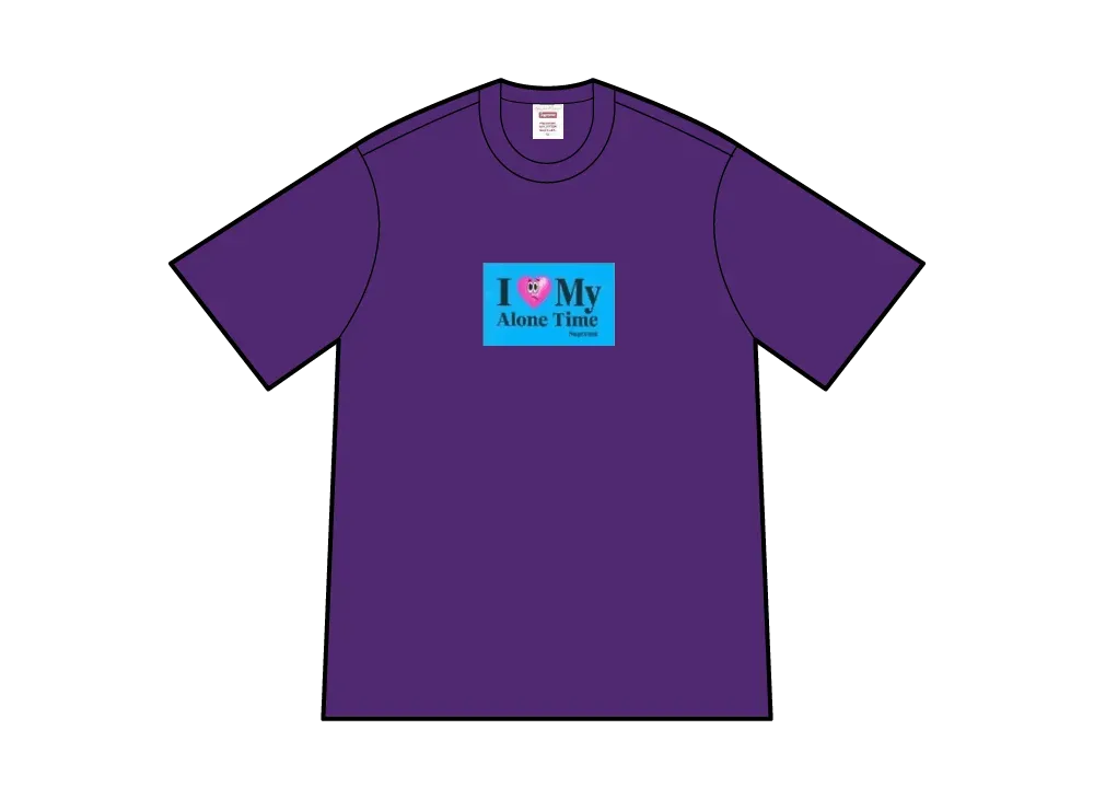 Supreme Alone Time Tee "Purple"