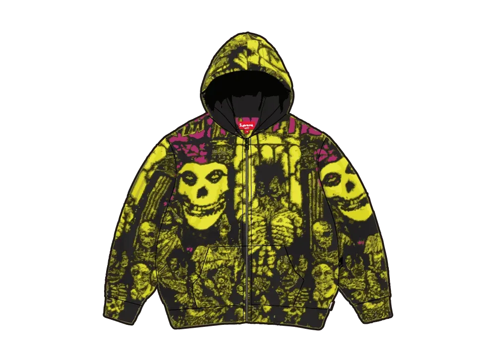 Supreme x The Misfits Zip Up Hooded Sweater "Multicolor"