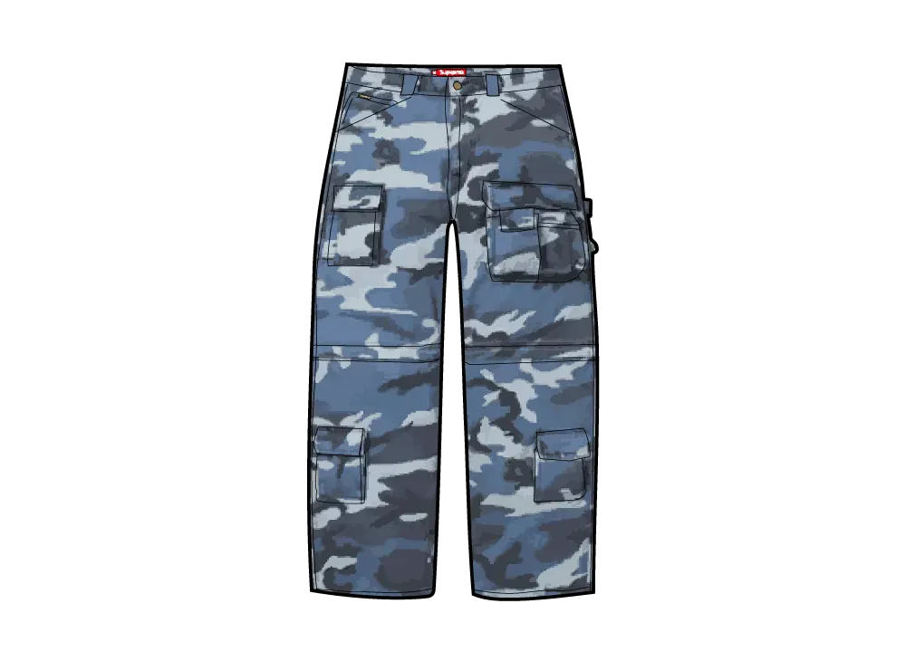 Supreme Zip-Off Utility Pant "Blue Camo"