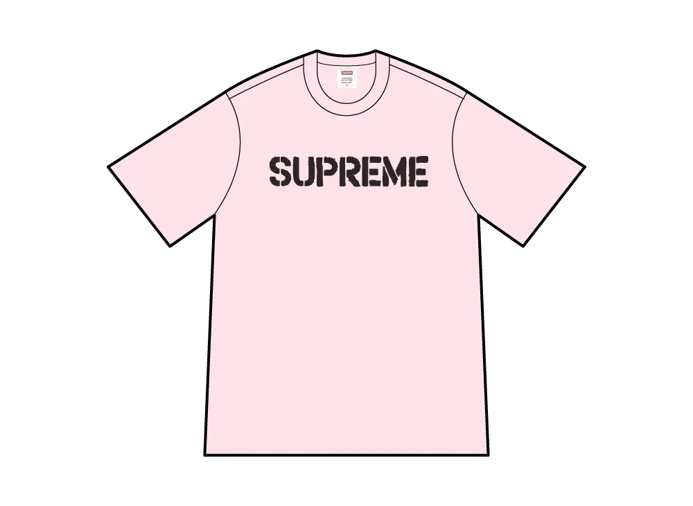 Supreme Hard Tee "Light Pink"