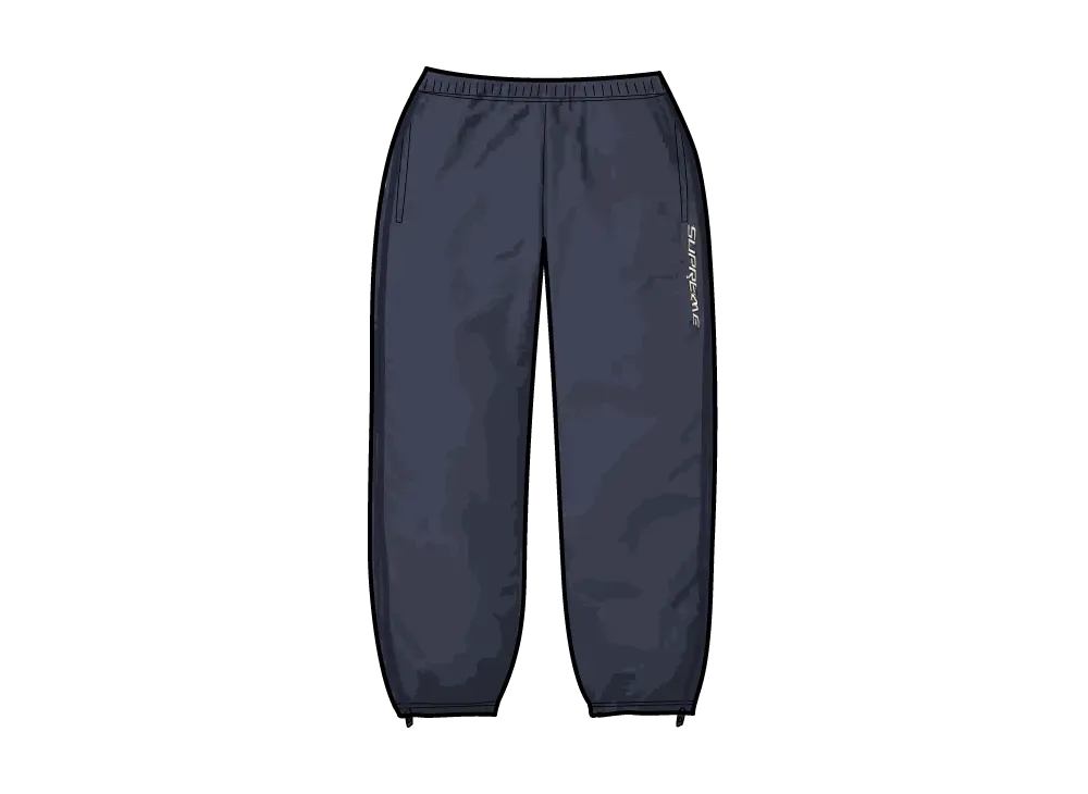 Supreme Ripstop Warm Up Pant "Navy"