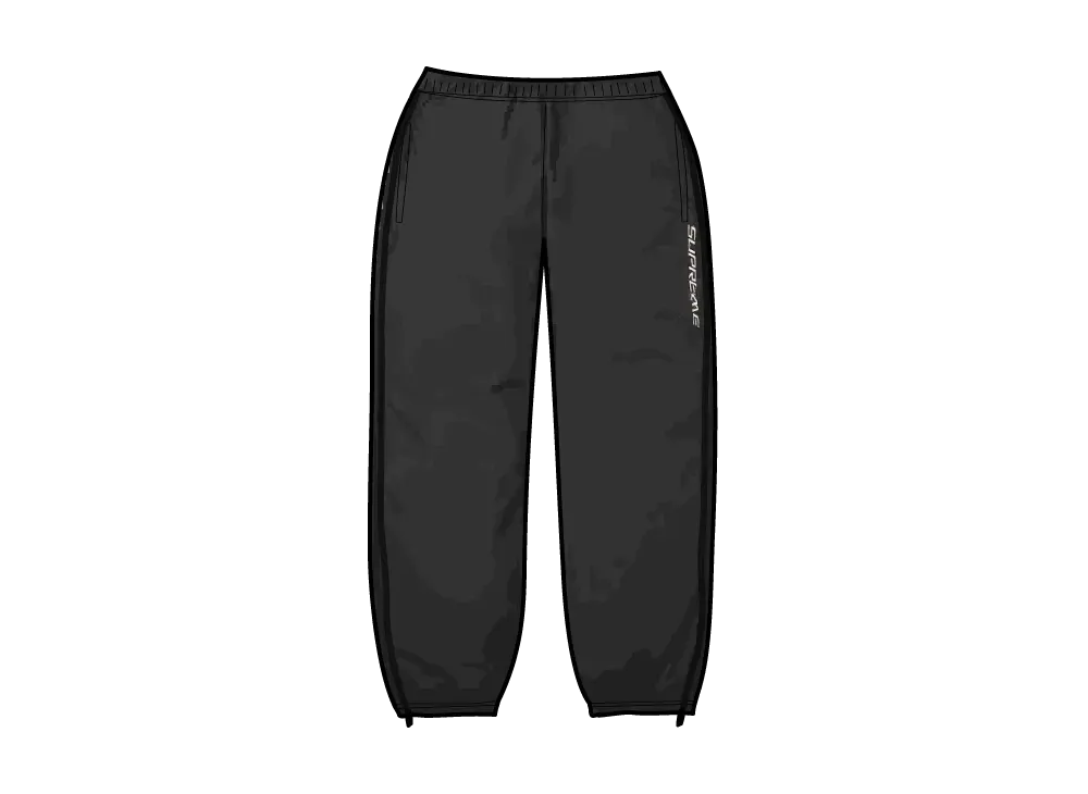 Supreme Ripstop Warm Up Pant "Black"