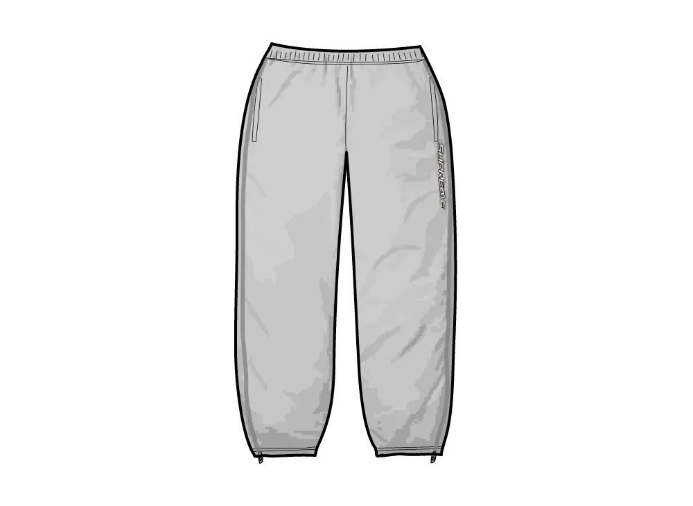 Supreme Ripstop Warm Up Pant "Grey"