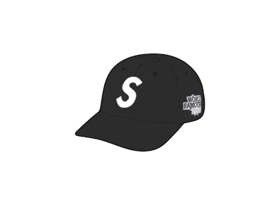 Supreme World Famous S Logo 6-Panel "Black"