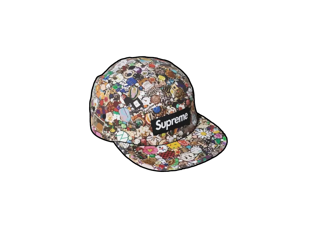 Supreme x Mike Kelley Camp Cap "Multicolor"