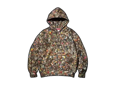 Supreme x Mike Kelley Zip Up Hooded Sweatshirt "Multicolor"