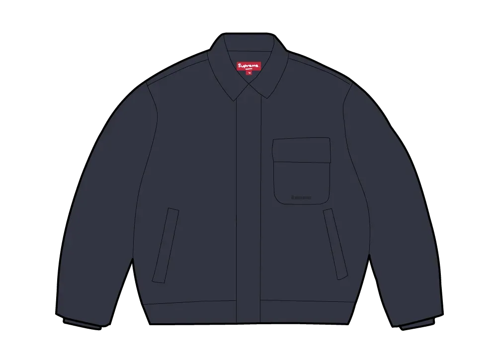 Supreme Cordura Twill Utility Jacket "Navy"