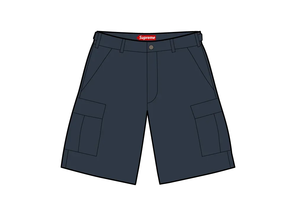 Supreme Cargo Short (26SS) "Navy"