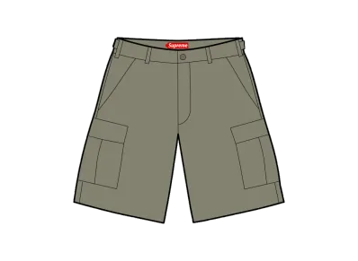 Supreme Cargo Short (26SS) "Olive"