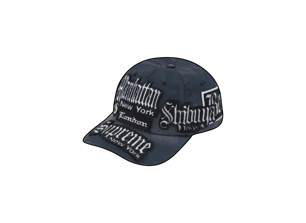 Supreme City Patches 6-Panel "Navy"