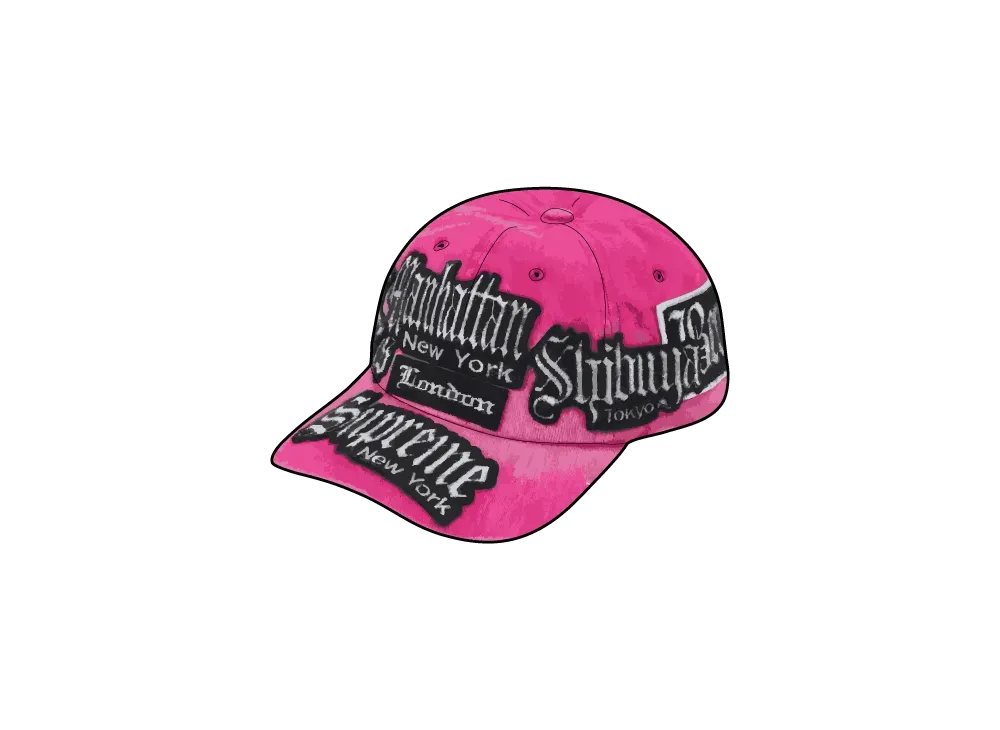 Supreme City Patches 6-Panel "Magenta"