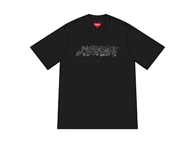 Supreme Raised Script S/S Top "Black"