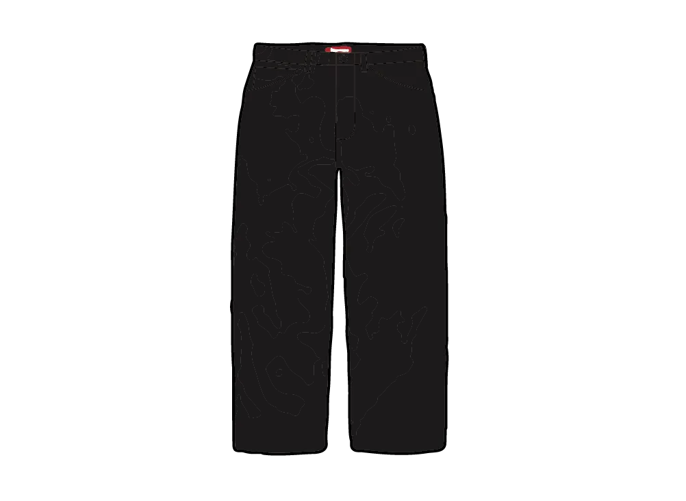 Supreme Baggy Selvedge Jean (26SS) "Rigid Black"
