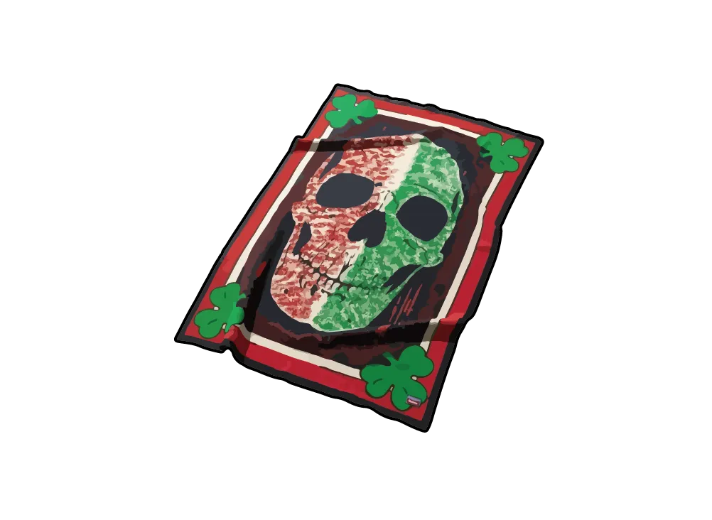 Supreme x Mike Kelley Faribault Mills Throw Blanket "Multicolor"