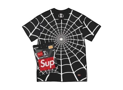 Supreme x Hanes Spider-Man Tagless Tees (2 Pack) "Black"