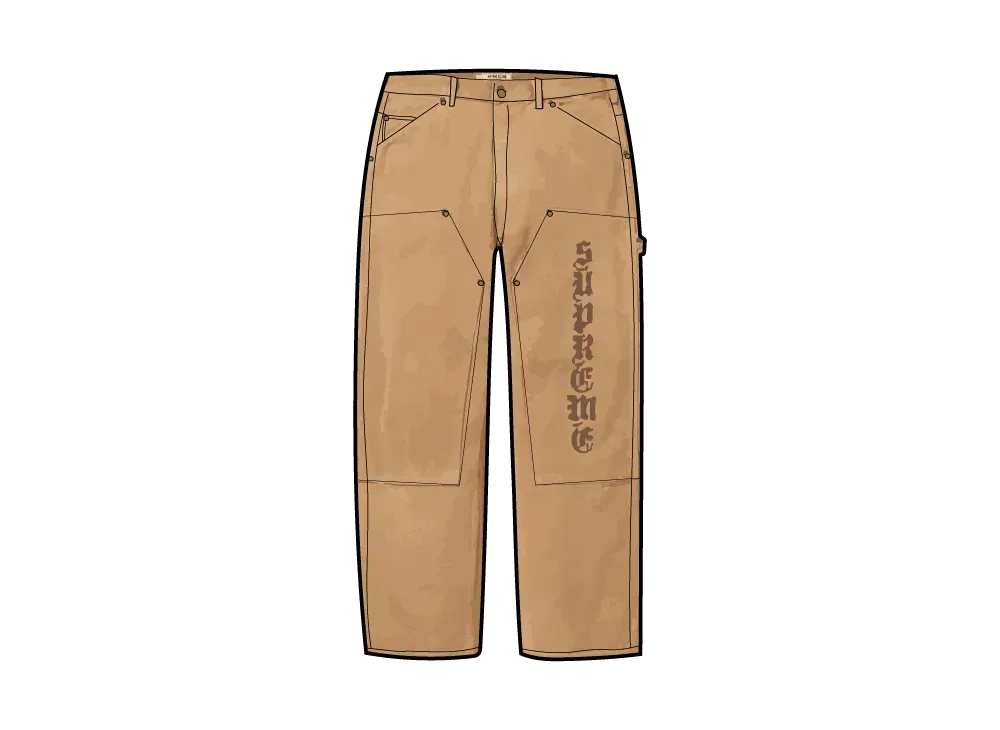 Supreme x The Great China Wall Double Knee Painter Pant "Tan"