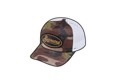 Supreme Raffia Mesh Back 5-Panel "Woodland Camo"