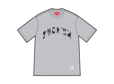 Supreme Fuck Em Plaid S/S Top "Heather Grey"