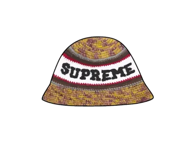 Supreme Knit Logo Crusher "Yellow"