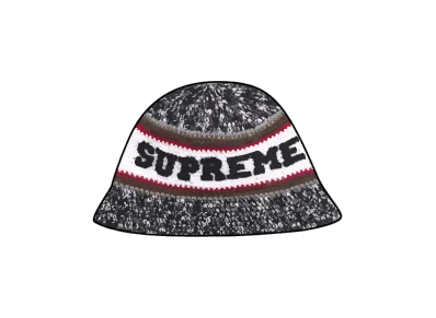 Supreme Knit Logo Crusher "Black"