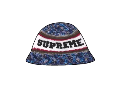 Supreme Knit Logo Crusher "Navy"