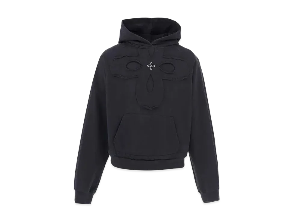 SURGERY Clover Logo Patchs Sweat Hoodie "Charcoal"