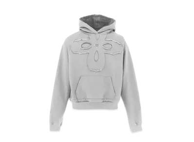 SURGERY Clover Logo Patchs Sweat Hoodie "Grey"