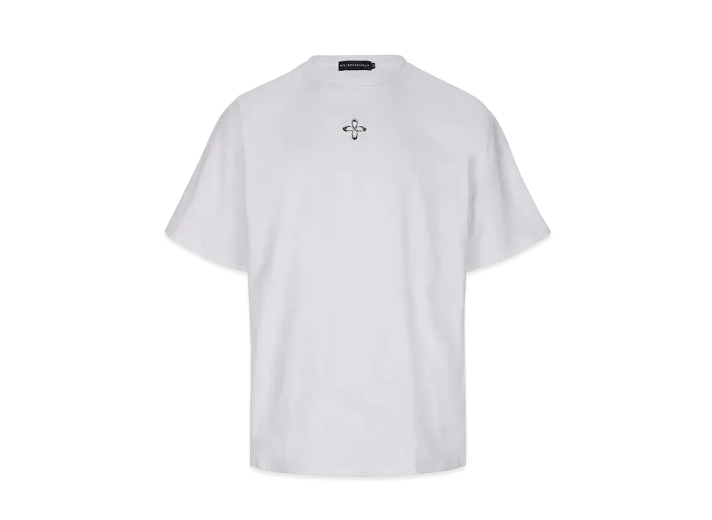 SURGERY Unbalance Metal Clover Logo Slim T-Shirt "White"